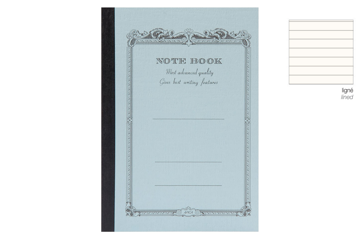 Apica Notebook - CD Note - Fountain Pen Friendly - A5 - Celeste