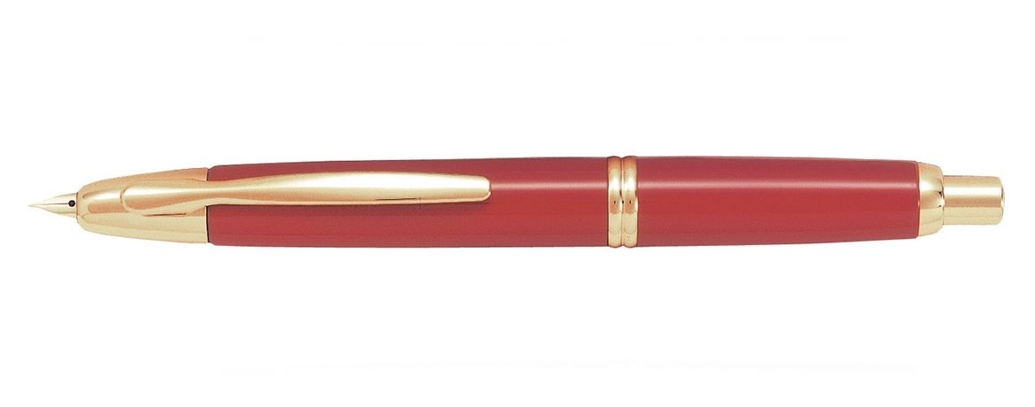 Pilot Capless Finiture in oro Stilografica Rosso