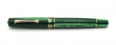 Leonardo Momento Zero - Verde Alga - Stilografica - Finiture Oro
