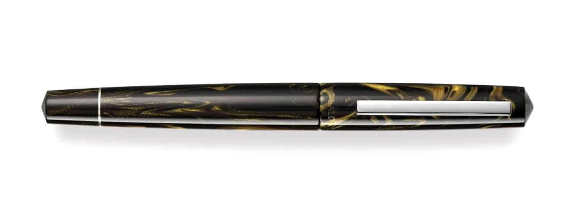Tibaldi Infrangibile - Penna Stilografica - Pennino in Acciaio - Black Gold