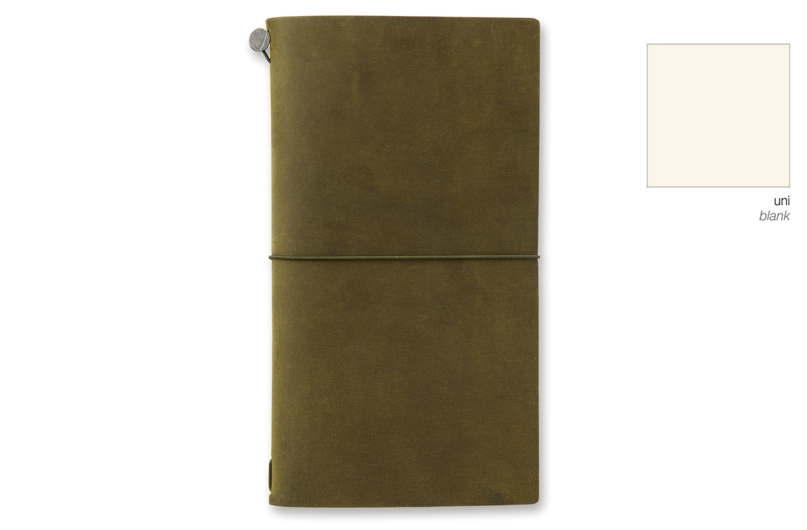 Traveler's Company - Notebook in Pelle - Olive - Regular Size
