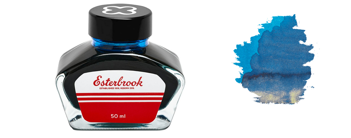 Esterbrook Ink Shimmer Aqua - Inchiostro Stilografico - 50 ml