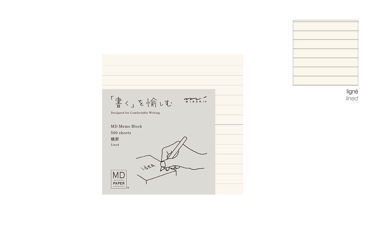 Midori - MD Paper - Memo Pad Lined - Rigo