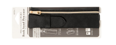 Midori - Book Band Pen Case - Portapenne per Notebook B6 e A5 - Black