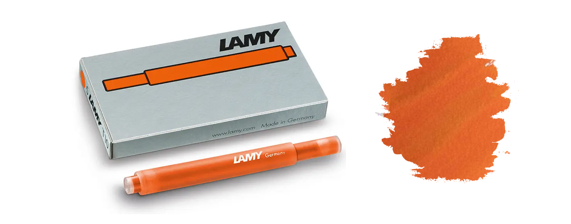 Lamy T10 Cartucce di Inchiostro per Penna Stilografica - Copper Orange