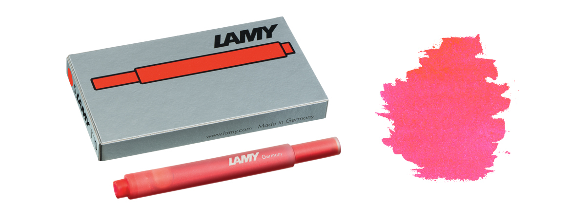 Lamy T10 Cartucce di Inchiostro per Penna Stilografica - Rosso