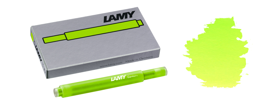 Lamy T10 Cartucce di Inchiostro per Penna Stilografica - Neon Lime