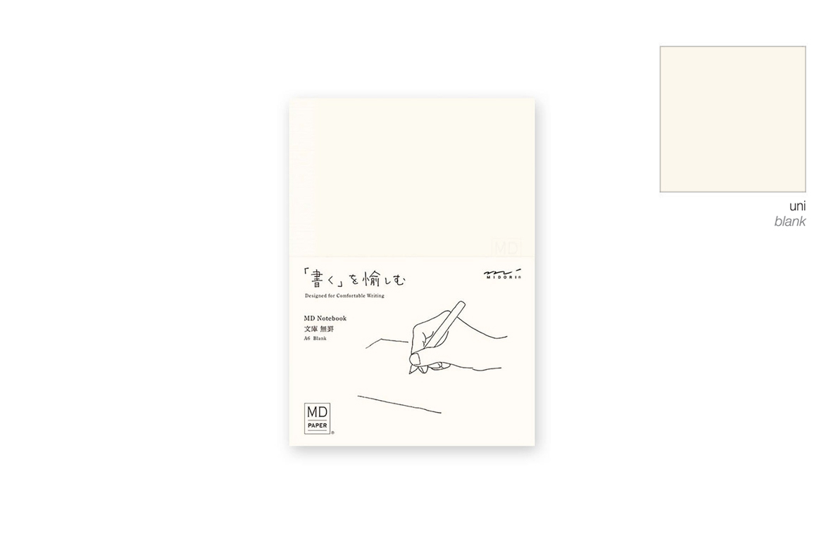 Midori - MD Paper - Notebook A6 - Senza Rigatura