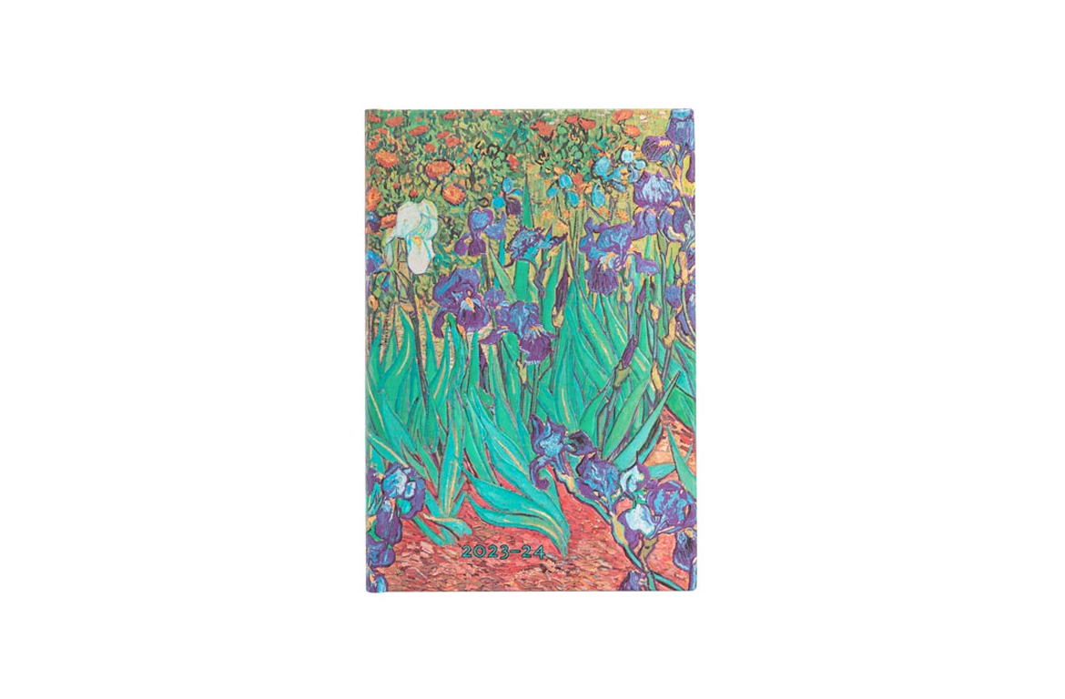 Paperblanks  Iris di Van Gogh - Agenda 18 Mesi - Luglio 2023 / Dicembre 2024 - 9,5x14 cm