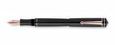 Delta Write Balance Black - Penna Stilografica - Finiture Dorate Rosa