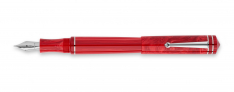 Delta Write Balance Red - Penna Stilografica - Finiture Palladio