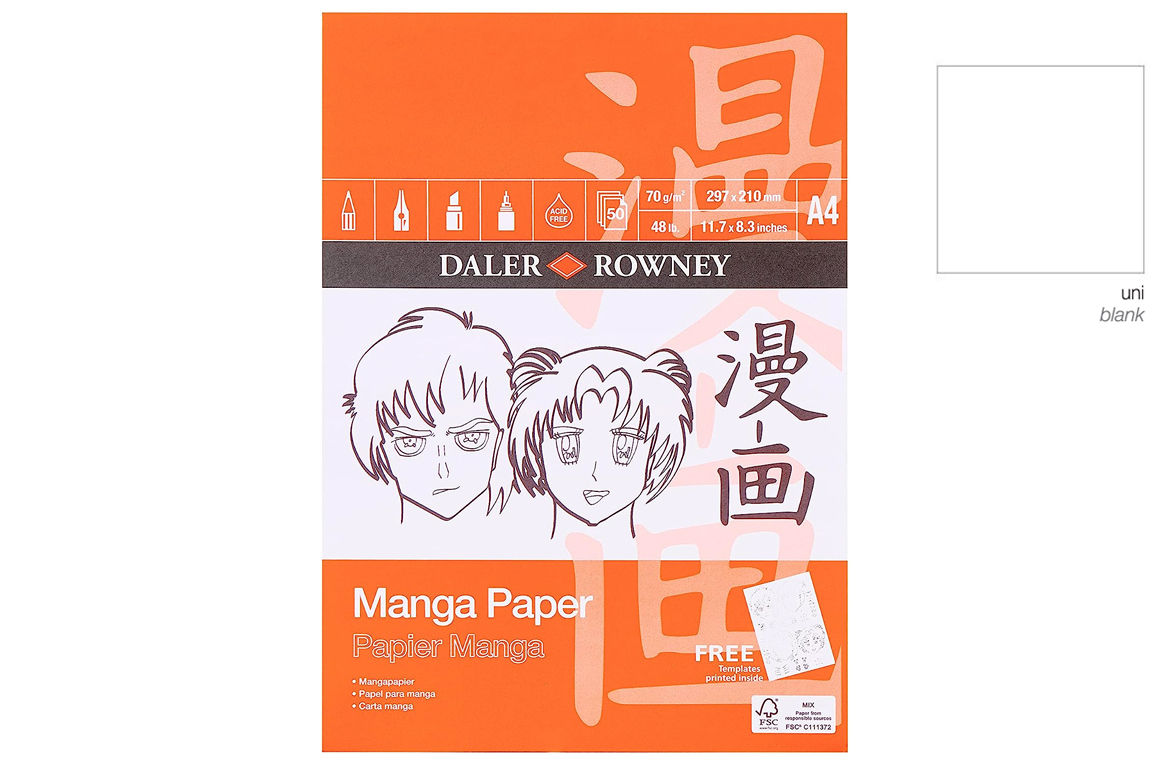 Daler Rowney The Art Of Giving - Manga Pad - Blocco da Disegno - A4