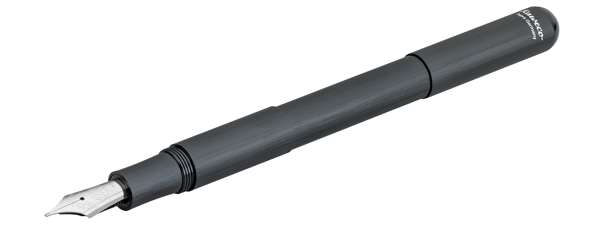 Kaweco Liliput Blue I Penna Stilografica In Alluminio - Pennino In Acciaio Fine, Corta Da Viaggio 9,7 Cm, Made In Germany