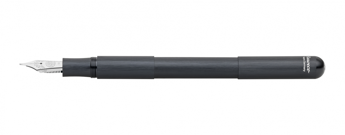 Kaweco Supra Black - Penna Stilografica Corpo in Alluminio Anodizzato