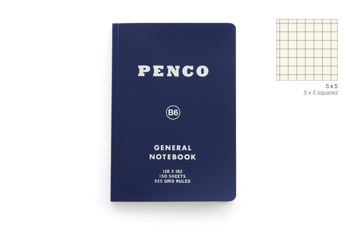 Penco Soft Notebook - Taccuino Morbido - B6 - Blu