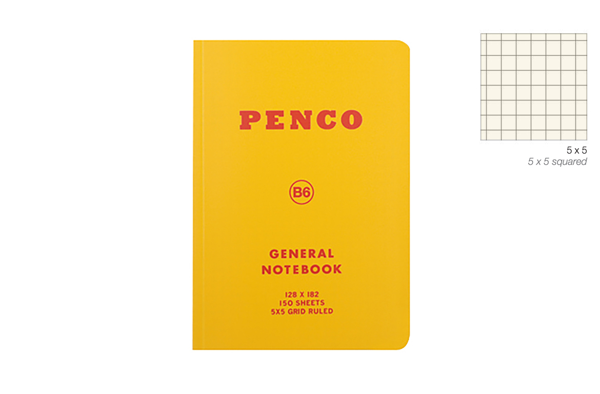 Penco Soft Notebook - Taccuino Morbido - B6 - Giallo