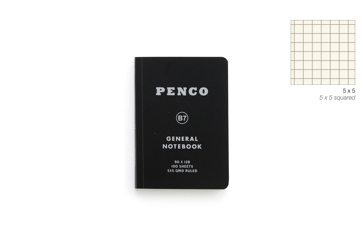 Penco Soft Notebook - Taccuino Morbido - B7 - Nero