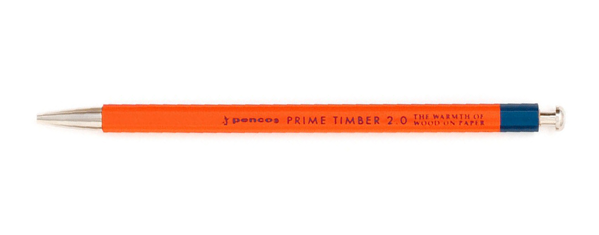 Penco Prime Timber Red - Matita Meccanica - Mina 2 mm