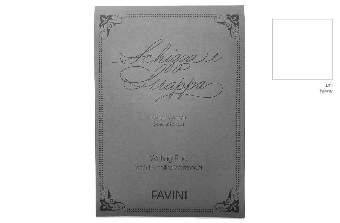 Favini Schizza e Strappa Special Edition Barbara Calzolari - A4 - Corsivo Americano