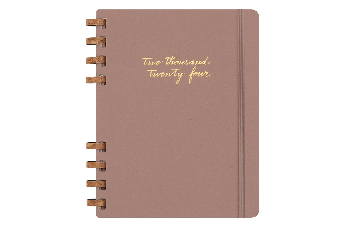 Moleskine Agenda Weekly and Monthly Life Planner 2024 - XL - 20,4 x 25,2 cm - Crush Almond