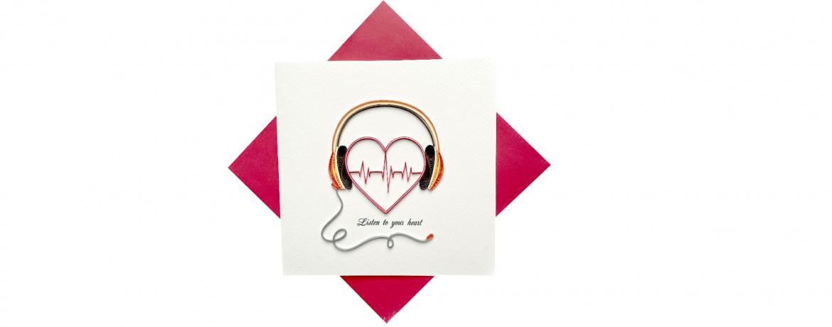 Origamo - Biglietto Augurale - Listen To Your Heart