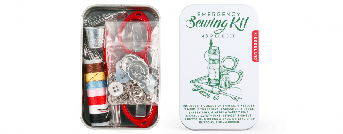 Kikkerland Emergency Sewing Kit - Set Cucito Portatile