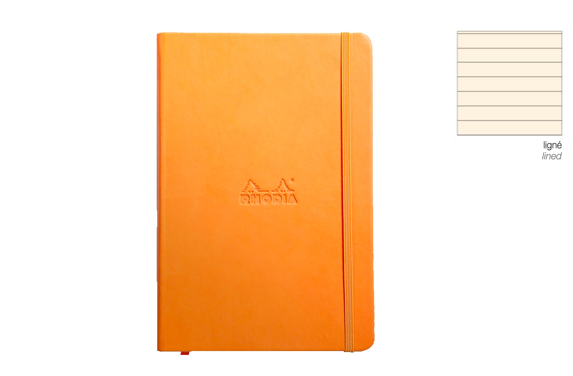 Rhodia Hardcover Notebook - Taccuino Copertina Rigida - Rigo - Arancio