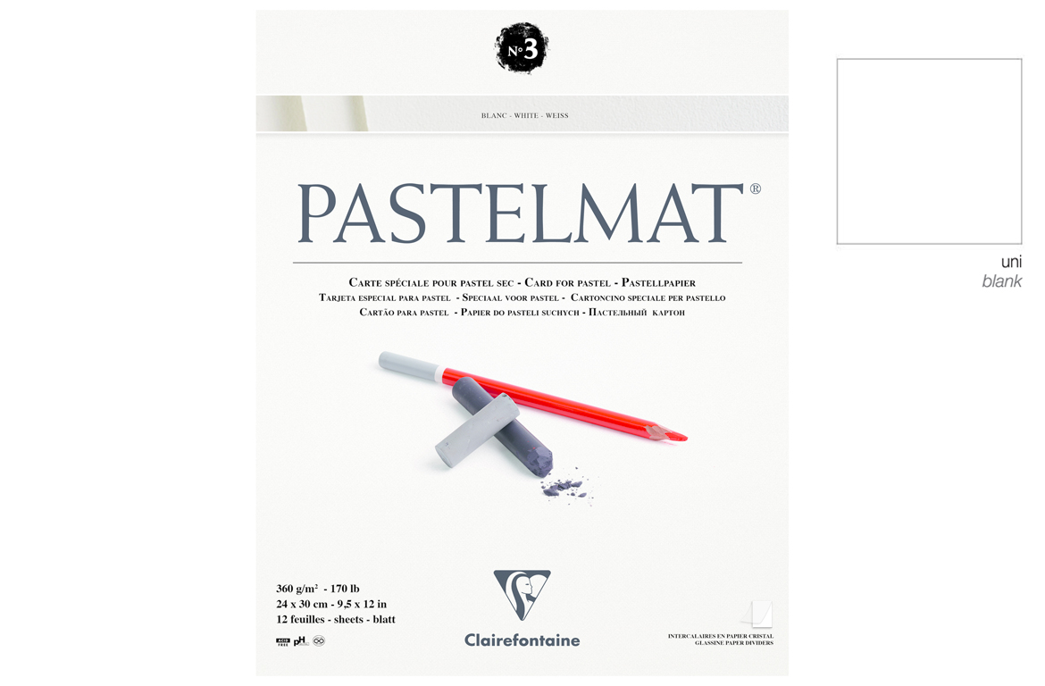 Clairefontaine Pastelmat - Cartoncino Speciale Pastello 24 x 30 cm
