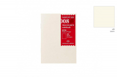 Traveler's Company 008 - Notebook Refill - Sketch Paper - Passport Size - Ricarica - Senza Rigatura