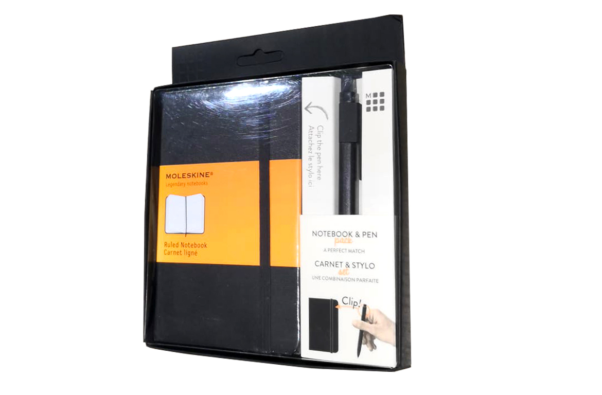 Moleskine Notebook And Pen Set