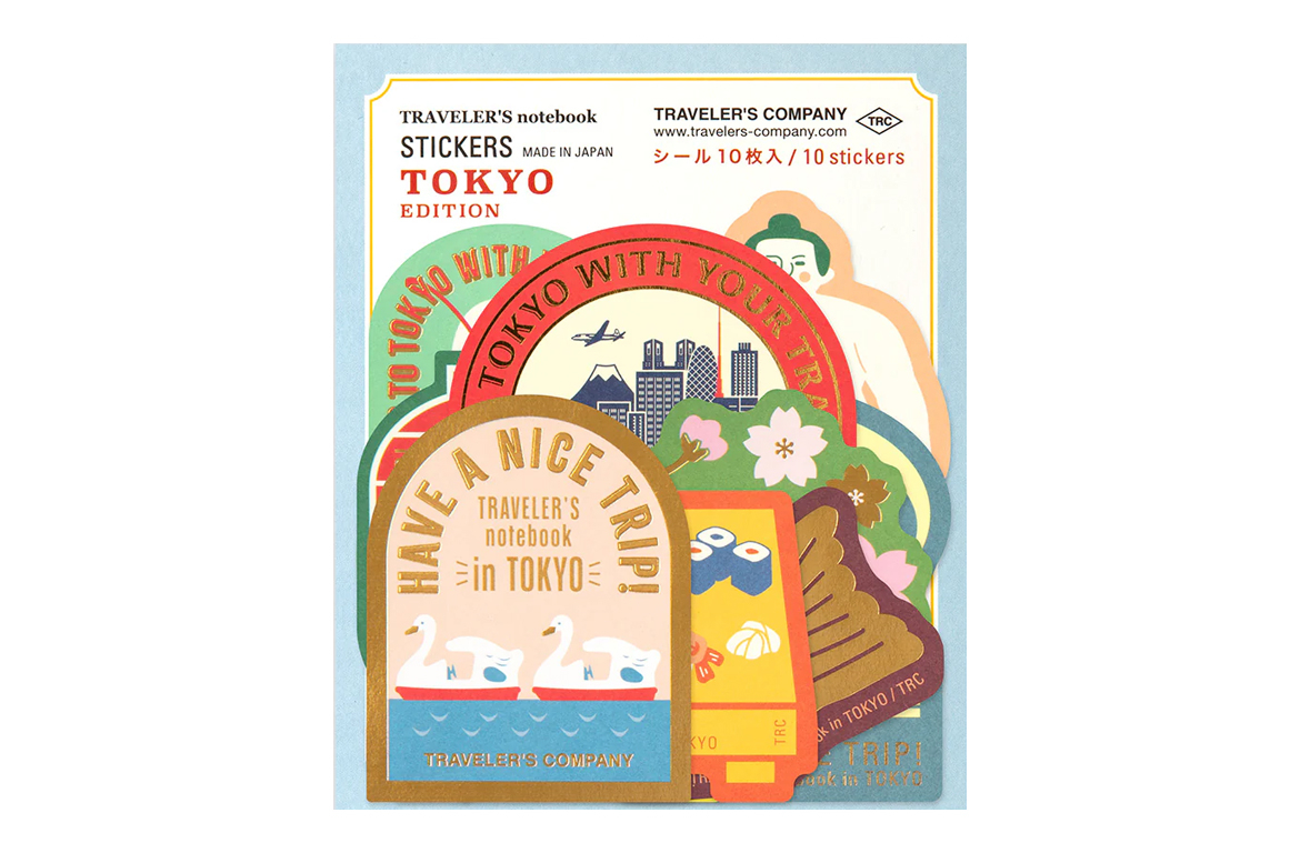 Traveler's Company - Set Adesivi - Sticker Set Tokyo - Limited Edition