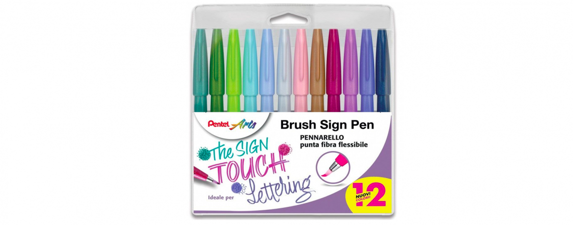 Pentel Sign Pen Brush The...