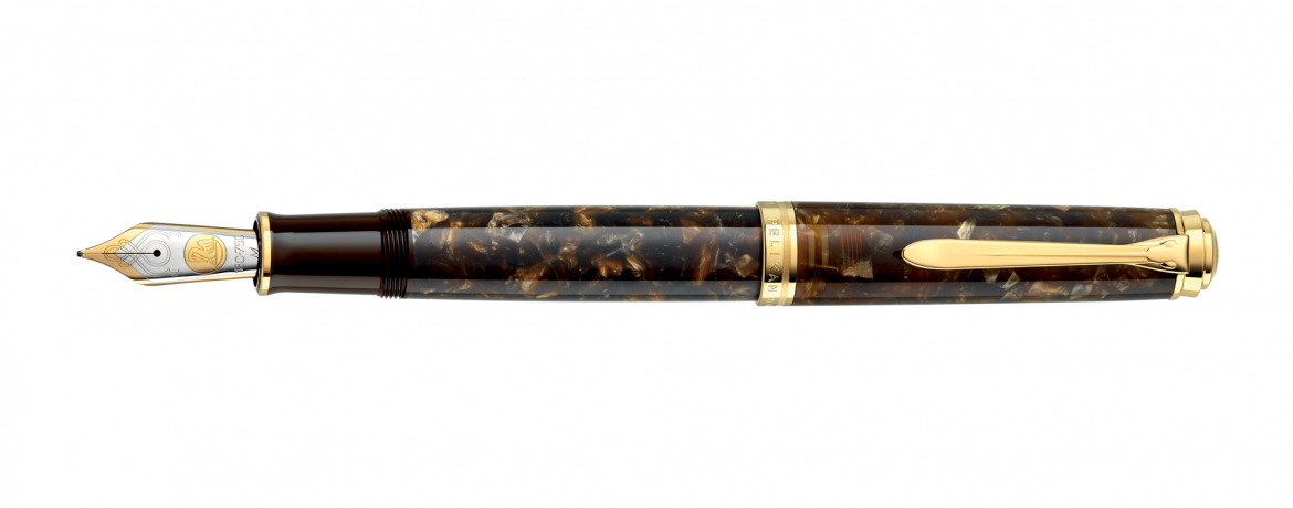 Pelikan Souverän M1000 Penna Stilografica - Renaissance Brown - Special Edition