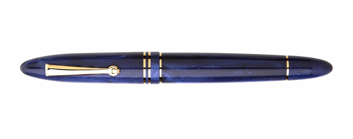 Leonardo Furore - Penna Stilografica Blu Galassia - Finiture Dorate