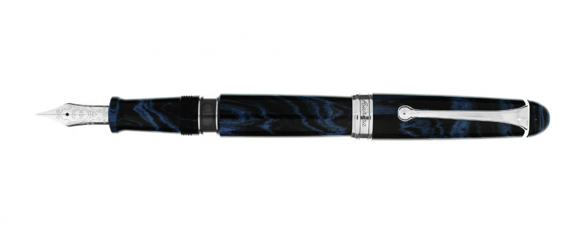 Aurora 88 Ebanite Blu - Penna Stilografica Limitata - Pennino Oro 18k