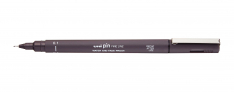 Uni-Pin Penna da Disegno Punta 0.1 - Colore Dark Grey