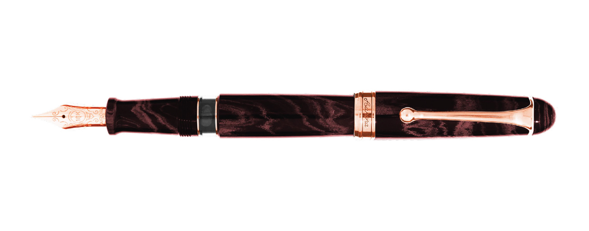 Aurora 88 Ebanite Cognac - Penna Stilografica Limitata - Pennino Oro 18k