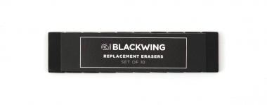 Blackwing Set 10 Gomme di Ricambio per Matite - Black