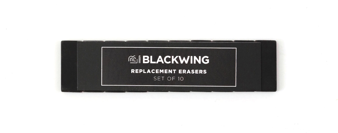 Blackwing Set 10 Gomme di Ricambio per Matite - Black