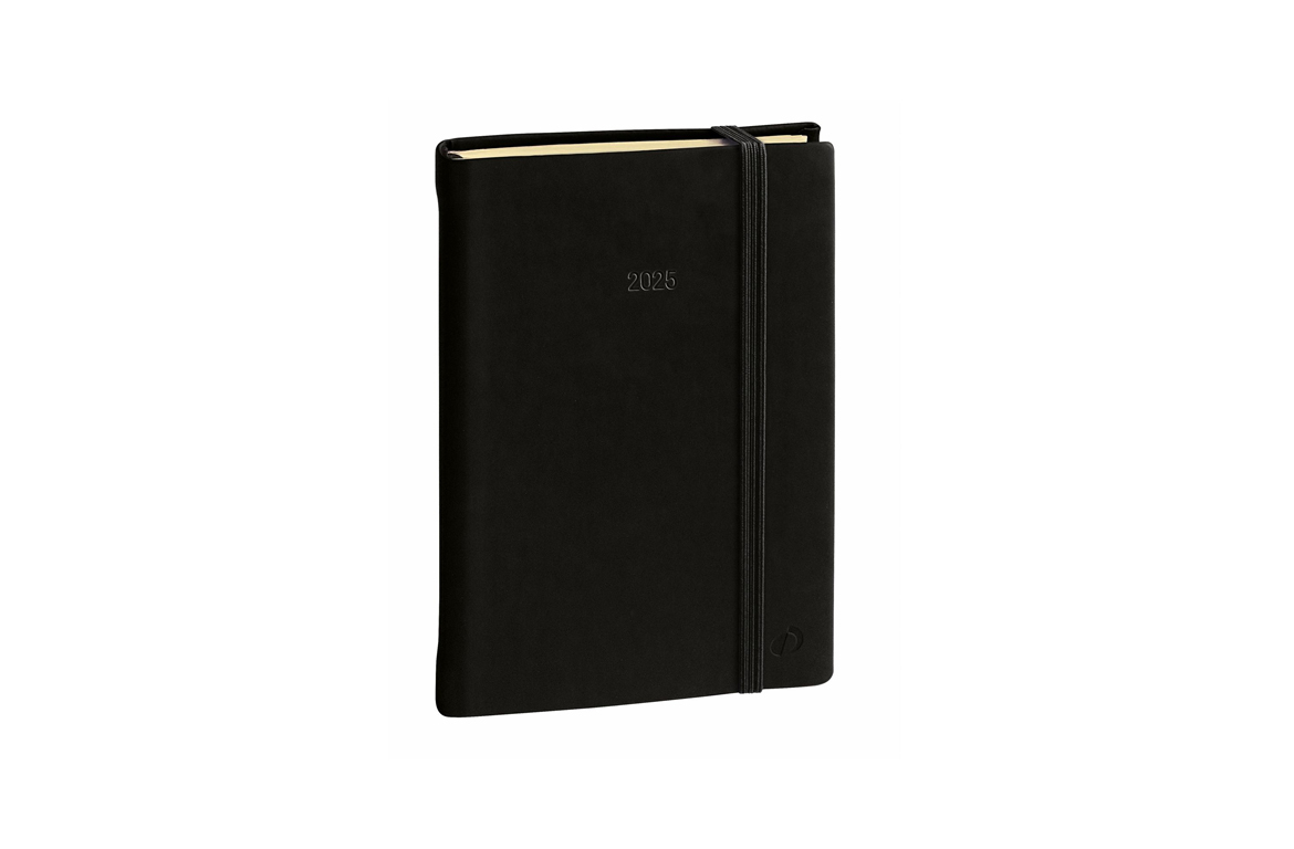 Quo Vadis Affari Prestige - Agenda Settimanale 2025 - 10 x 15 cm - Silk Nero