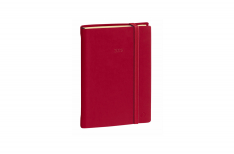 Quo Vadis Daily Pocket - Agenda Giornaliera 2025 - 8,5 x 13 cm - Silk Rosso