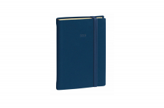 Quo Vadis Daily Pocket - Agenda Giornaliera 2025 - 8,5 x 13 cm - Silk Blu