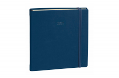 Quo Vadis Esecutivo Prestige - Agenda Settimanale 2025 - 16 x 16 cm - Silk Blu