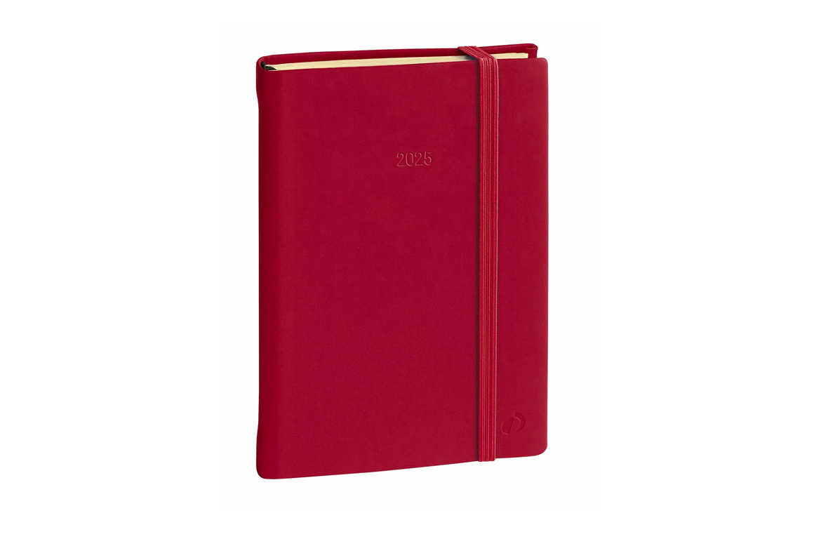 Quo Vadis Daily Pocket - Agenda Giornaliera 2025 - 12 x 17 cm - Silk Bordeaux