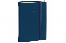 Quo Vadis Daily 24 - Agenda Giornaliera 2025 - 16 x 24 cm - Silk Blu