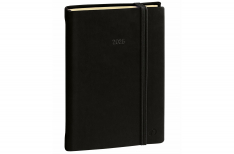 Quo Vadis Daily 24 - Agenda Giornaliera 2025 - 16 x 24 cm - Silk Nero