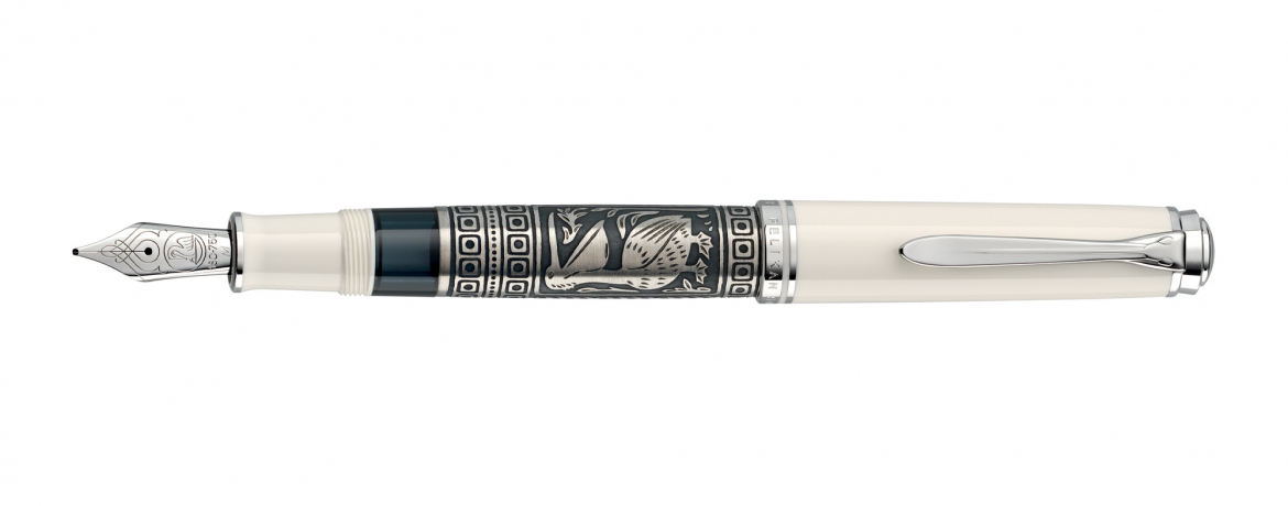 Pelikan Toledo M 910 White Penna Stilografica Special Edition