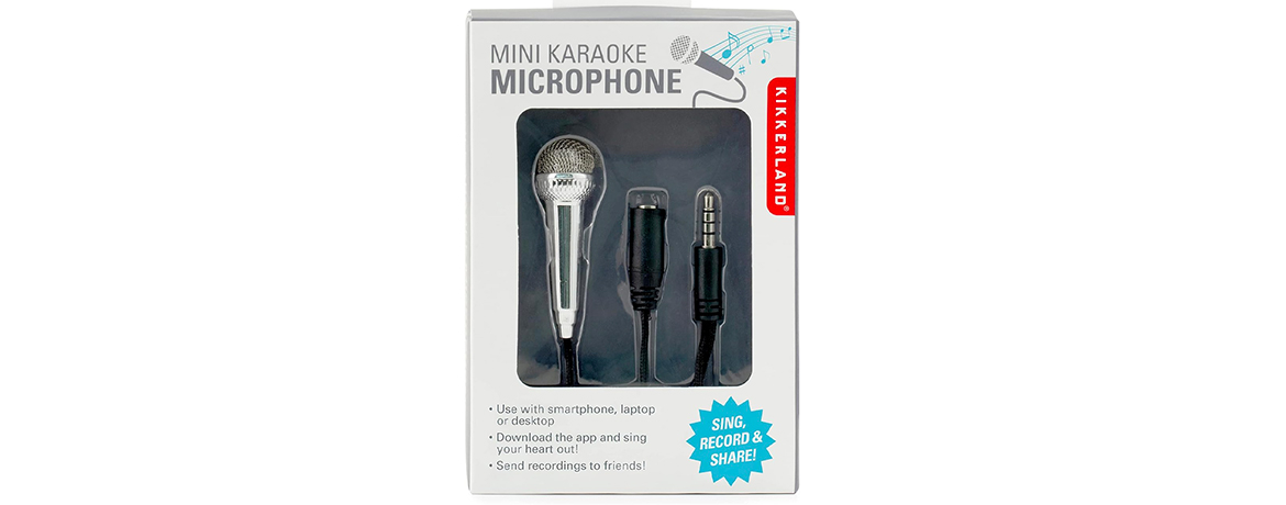 Kikkerland Microfono Mini Karaoke