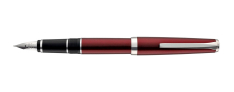 Pilot Elabo Metal - Penna Stilografica - Pennino Oro 14 Kt - Rosso