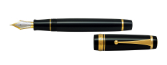 Pilot Custom Urushi 88SR penna stilografica - Pennino in oro 18k - Nero